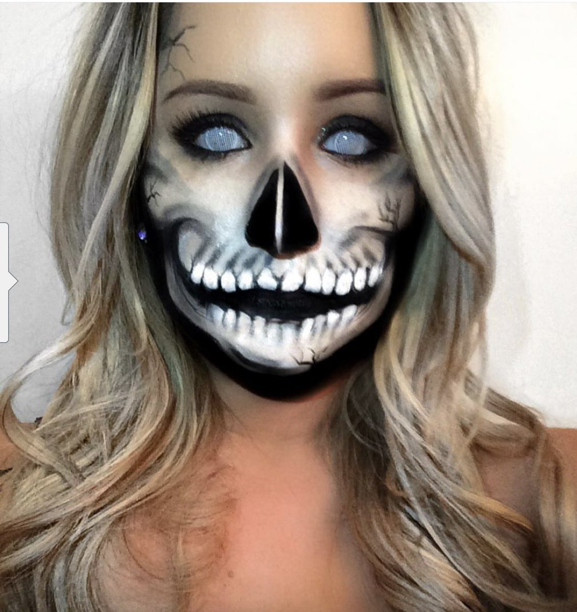 It’s October. That means SX make up from my daughter Samantha! #Halloween #homedepot