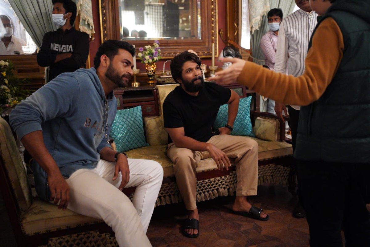 Vinaykumararts's tweet photo. #PushpaRaj Arrives #F3Shoot https://t.co/cdeUNHUdaX