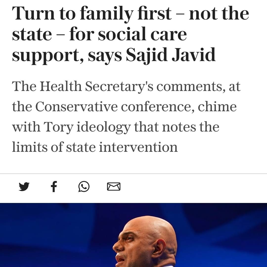 And there we have it - Born a Woman, Sentenced to Care. 
Does any other party think any different?   Does any council?
Time to say no, if your daughter is not to be sacrificed to a new norm:  England Needs You to Care!
Social care rights are worth making into an election issue.
