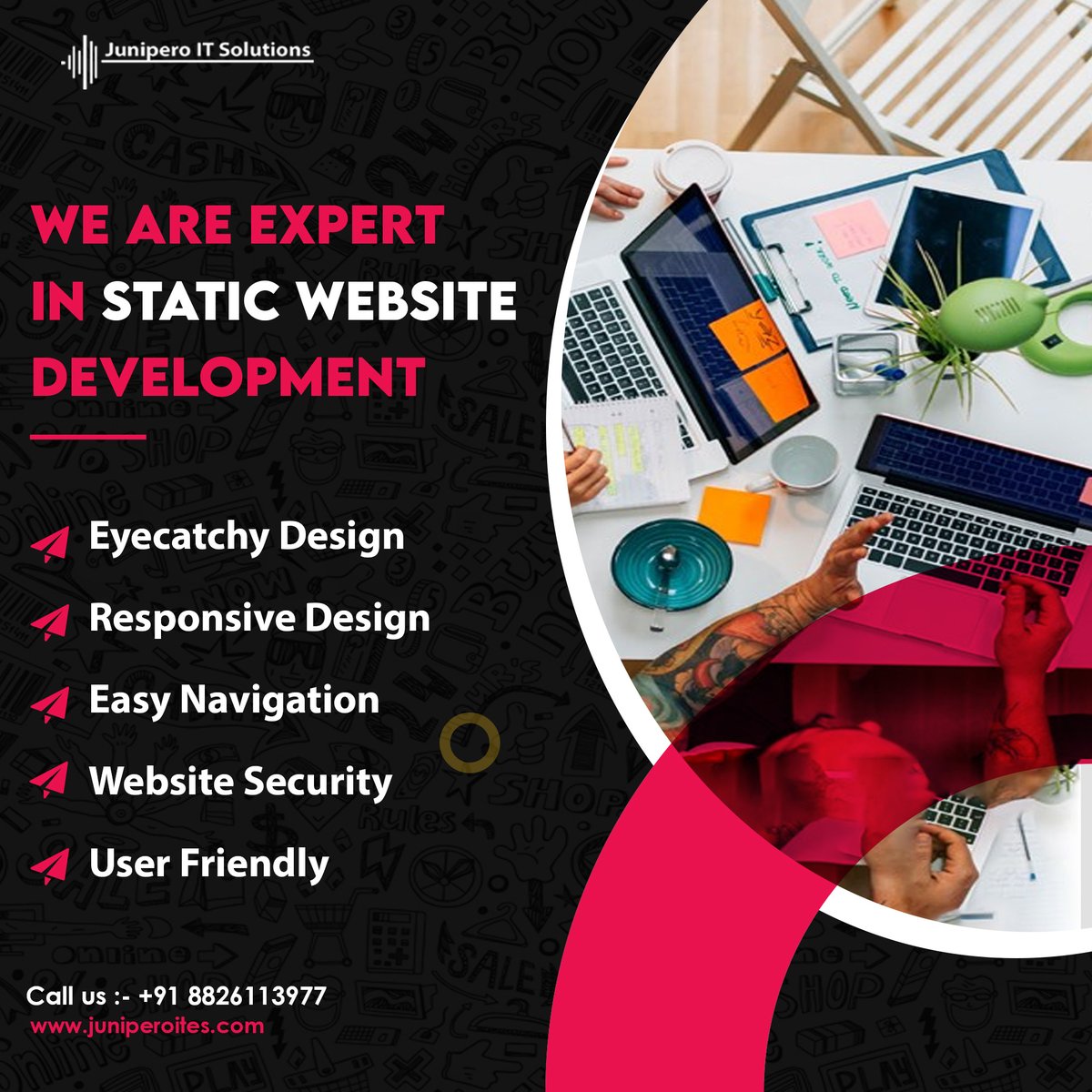 Juniperoindia's tweet image. Searching for a Static Website Development Agency?
For More Info Call Us on +91 8826113977.
#staticwebsitedevelopment #static #ecommercewebsite #ecommercewebsitedesign #webdevelopment #websitedevelopment #ecommercedevelopment #ecommercestore #ecommercebusiness #webdesign #web