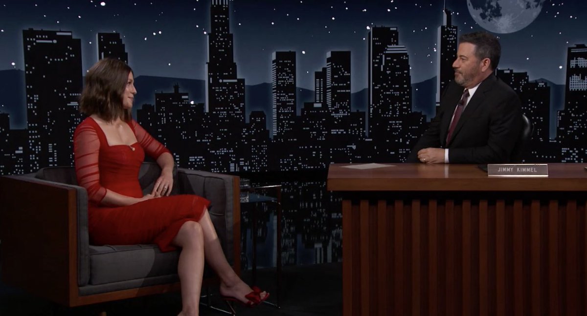 TheDCTVshow's tweet photo. Melissa Benoist on Jimmy Kimmel last night talking about #Supergirl and her new book, Haven’s Secret (The Powers) https://t.co/nHeR3aQRPV