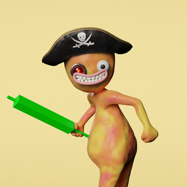 wildraincloudf2's tweet photo. @TonyScottAstley @0xClaylings Known in his circles on the blockchain as #2309, this pirate is ready to make a real name for himself in comic books, and to light the way for some interesting plot twists. https://t.co/CIoLpLTMFb