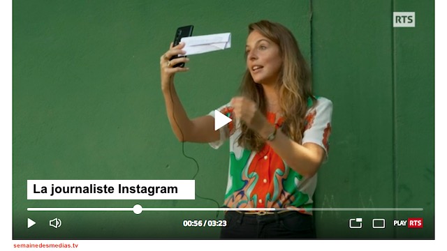 MediaEduca's tweet photo. «Les nouveaux journalistes» dix capsules vidéo pour découvrir de nouveaux domaines du journalisme. La journaliste Instagram, par La Semaine des médias (RTS, e-media) https://t.co/LuPI61HhJD Pour l’éducation aux médias et à l’information #presse #jeunesetmedias #educationauxmedias https://t.co/9eukS2caXh