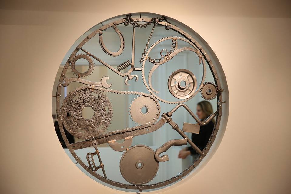 hitRECordJoe's tweet image. Some of the artwork Bob Dylan has made out of metal..