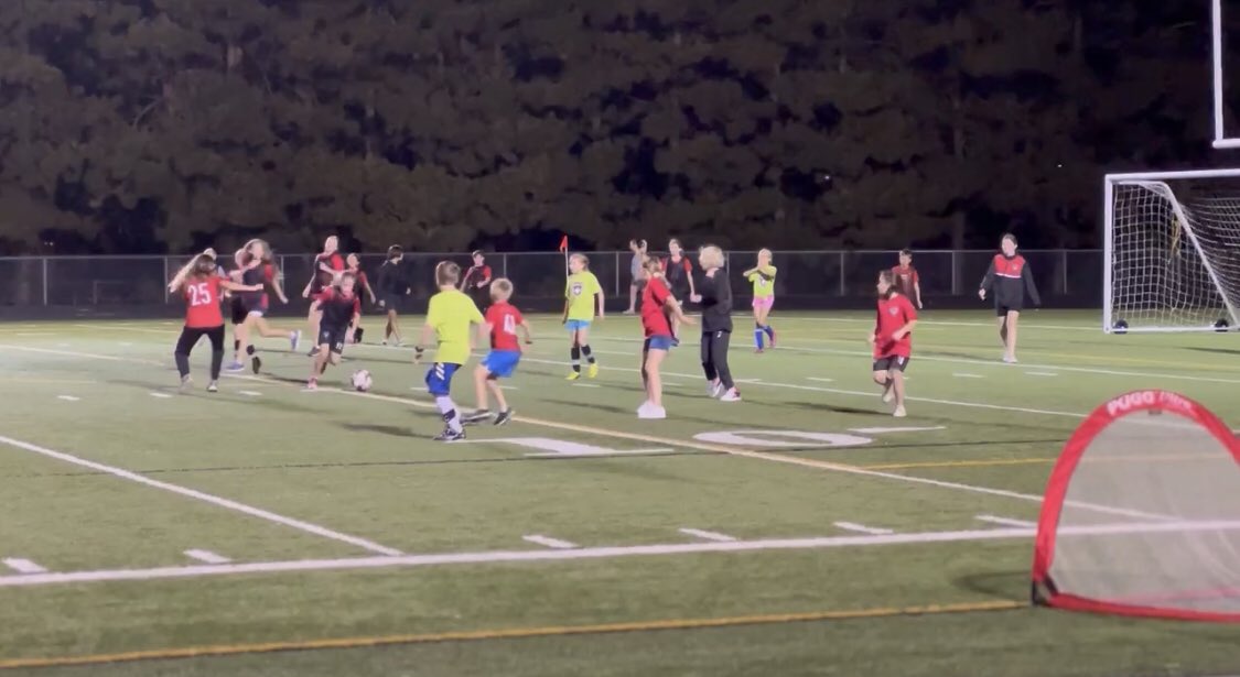 centgirlssoccer's tweet photo. Youth night! Thank you to all the fans who came out to support! Pics of Halftime scrimmage + autograph session after the game. https://t.co/wgI8Ow9iVe