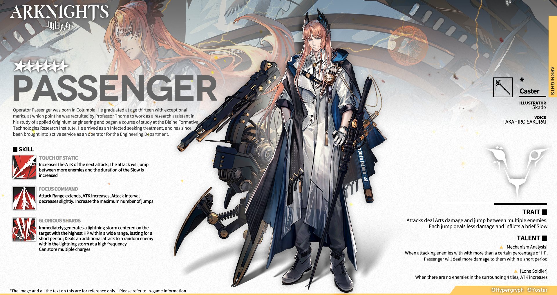 Arknights_EN on Twitter "Operator Passenger. A project took him to