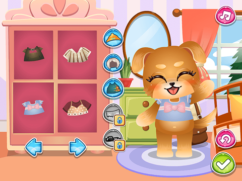 Y8 Games on X: Enjoy fun mini-games and dress up this cute puppy