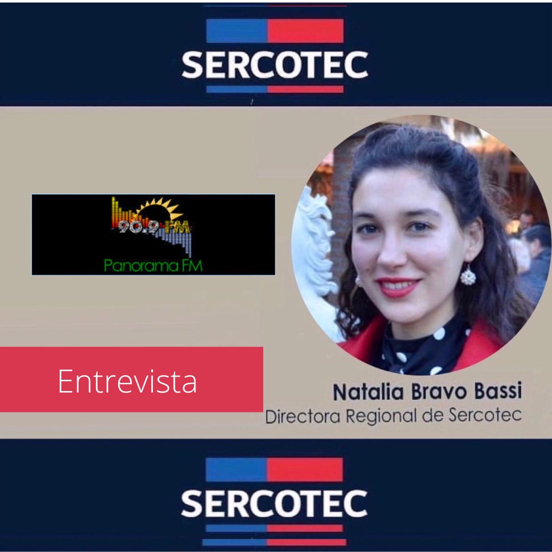 [ENTREVISTA] 
¡El turno ahora es de la Provincia de #Huasco !

Nuestra Directora <a href="/BassiBravo/">Natalia Bravo 🅱️assi</a>, estará en @Radio Panorama de #Vallenar para hablar sobre la nueva entrega de los fondos a las beneficiarias del CAPITAL ABEJA 2021 🐝🐝🐝