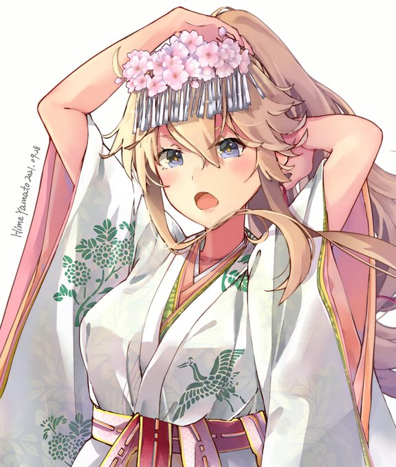 大和 Iowa | HimeYamato #pixiv https://t.co/RGlVisvPku 
艦これ 