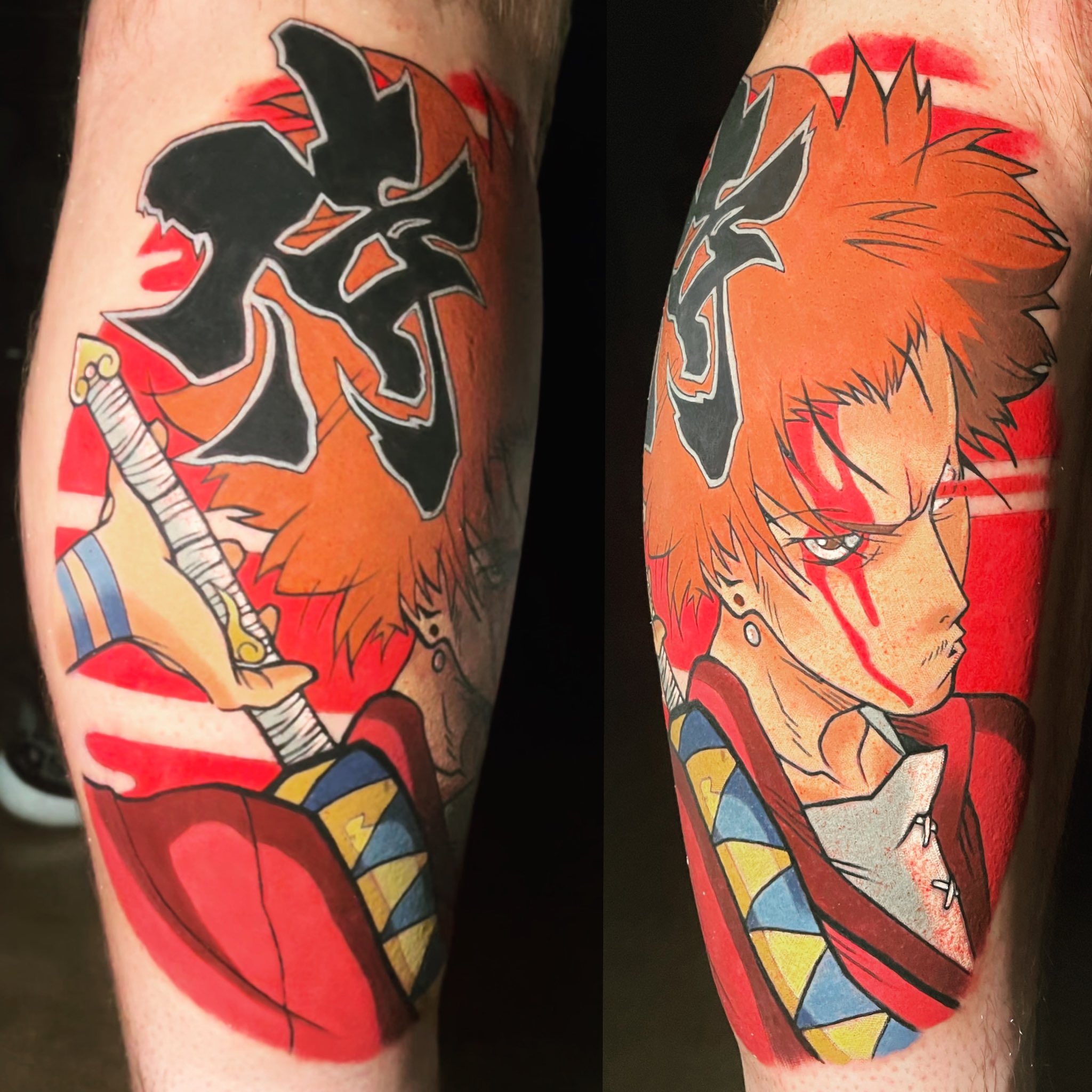 Jin from Samurai Champloo tattoo Can I just say that in the past I didnt  consider ever getting an anime tattoo but th  Anime tattoos Tattoos Samurai  champloo