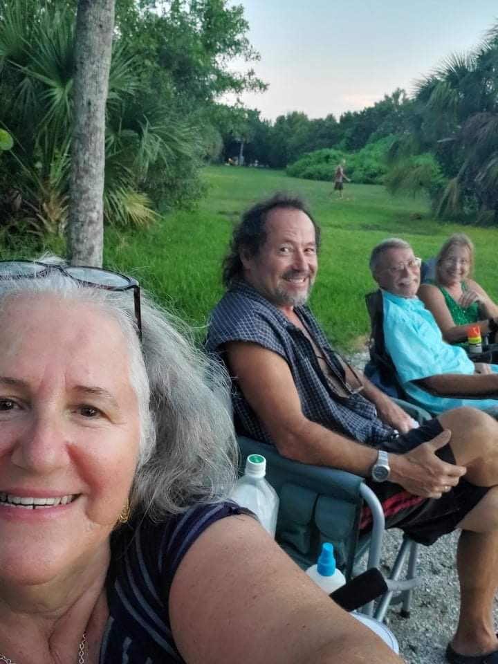 MeganMyersNews's tweet photo. EXCLUSIVE: I spoke to the couple who camped right next to the Laundrie family in Fort De Soto Park in early September. We looked back on their photos from the trip with them at their home in Fort Myers tonight. You’ll hear the full story coming up at 11 @NBC2 @ABC7SWFL https://t.co/cZBTp309oE