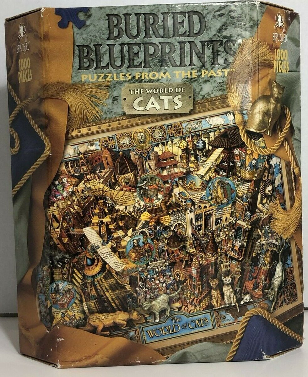 jan_forester's tweet photo. Buried Blueprints Puzzles From the Past The World of Cats - 1000 Piece - GM #Bepuzzled #BuriedBlueprints #JigsawPuzzle https://t.co/hMszsWiGLY
#CatsOfTwitter https://t.co/vBQPXRwEGP