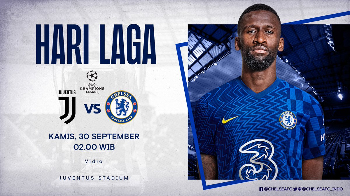 Laga #UCL memanggil, siapkan dirimu Blues! ⏰

Menuju #JUVCHE dini hari nanti. 💪

#CFCIndo