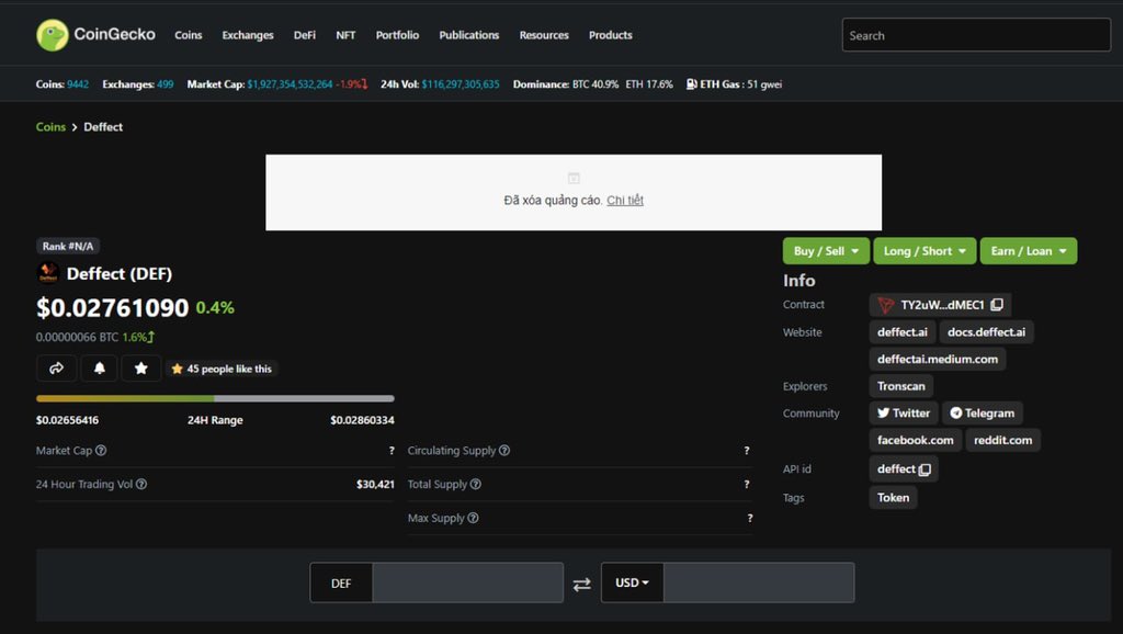 DeffectPlatform's tweet image. DEF officially listed prices on Coingecko and dapp.com.
Visit the link to know more   

coingecko.com/en/coins/deffe…                

dapp.com/coins/def-deff…

 #DEF #Dapp #CoinGecko