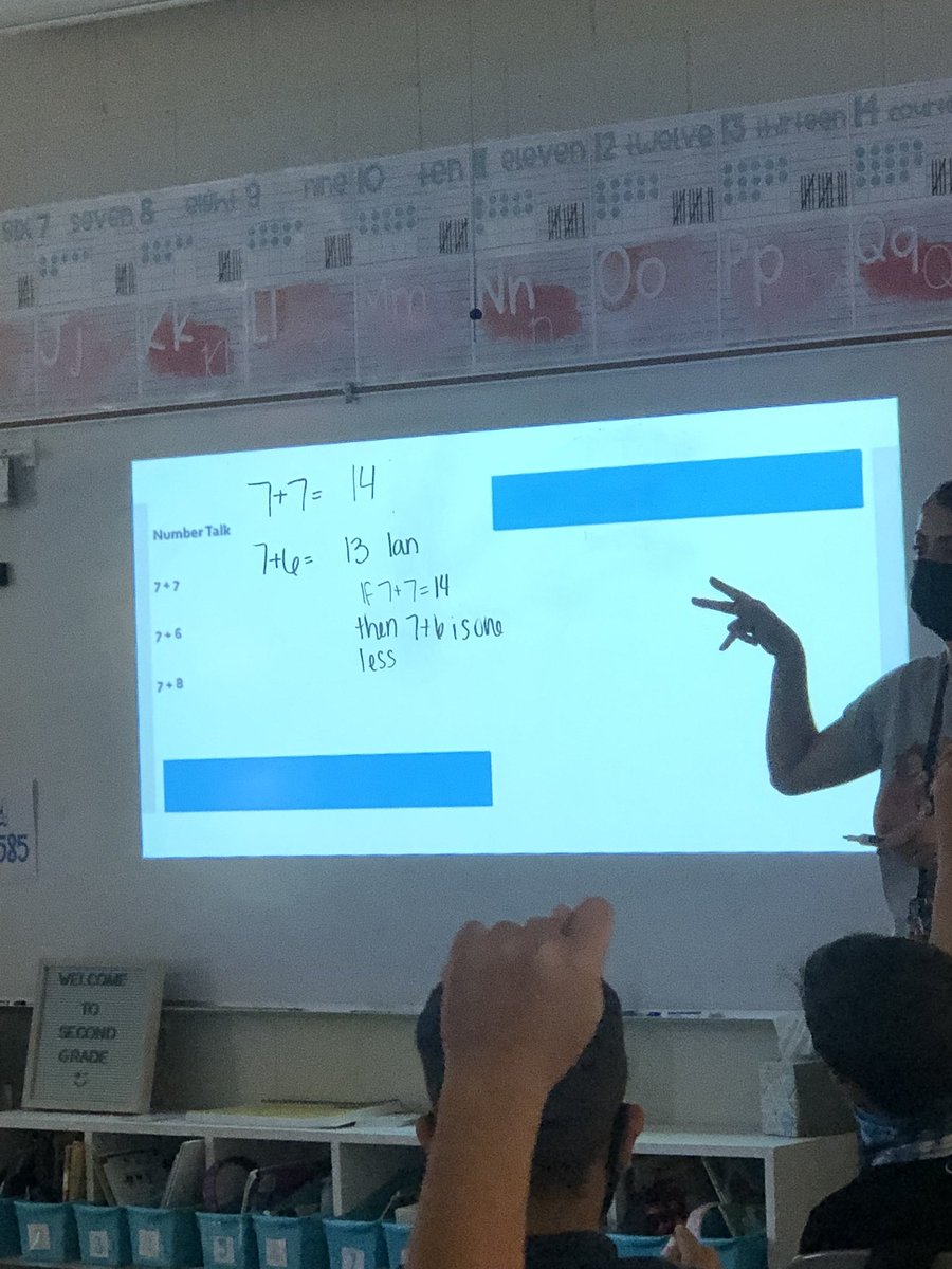 TinaTurnerSCE's tweet photo. Number Talks, coin counting, and  real world money word problems in Mrs. Walje’s room today!  #hardworkers #creeklife @SCECardinals https://t.co/PQlIHINY4p