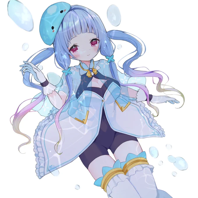 大変長らくお待たせし申し訳ございませんでした! skeb納品いたしました! かわいい子が描けて幸せです!ありがとうございました! #水乃絵 