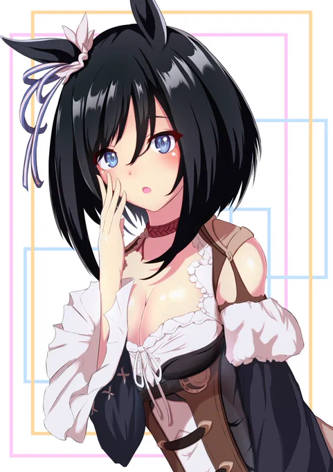 #頑張って描いたのに思った以上に反響が無かった絵個人的には大分頑張ったエイシンフラッシュさんです 