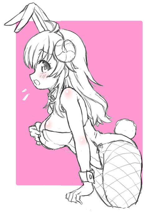 そういえばバニーシャミ子描いてなかったな✨

#シャミ子 