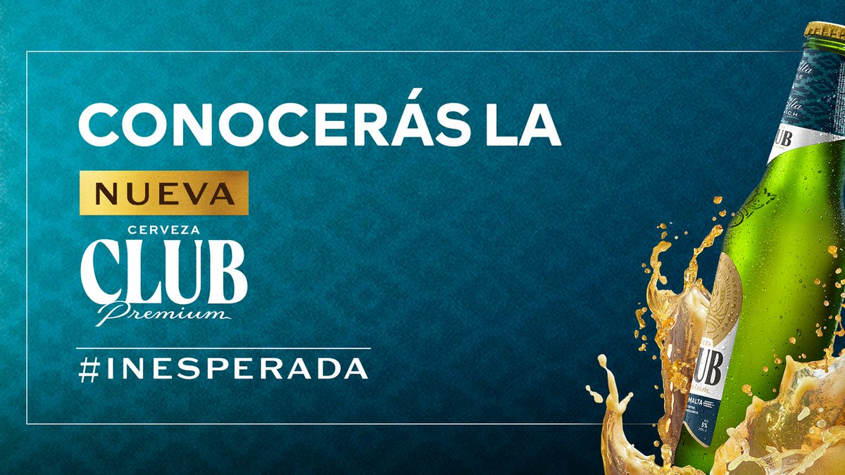 ¡Dale like ❤️ a este tweet y sé uno de los primeros en conocer la NUEVA Club! #Inesperada será tu sensación al probarla.