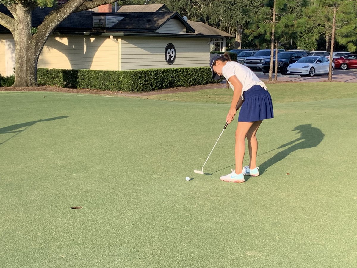 RollinsGolf's tweet photo. Yes, yes she did make it for a smooth -2 at @WinterParkGolf. #JJonfire https://t.co/OMOxafmllY