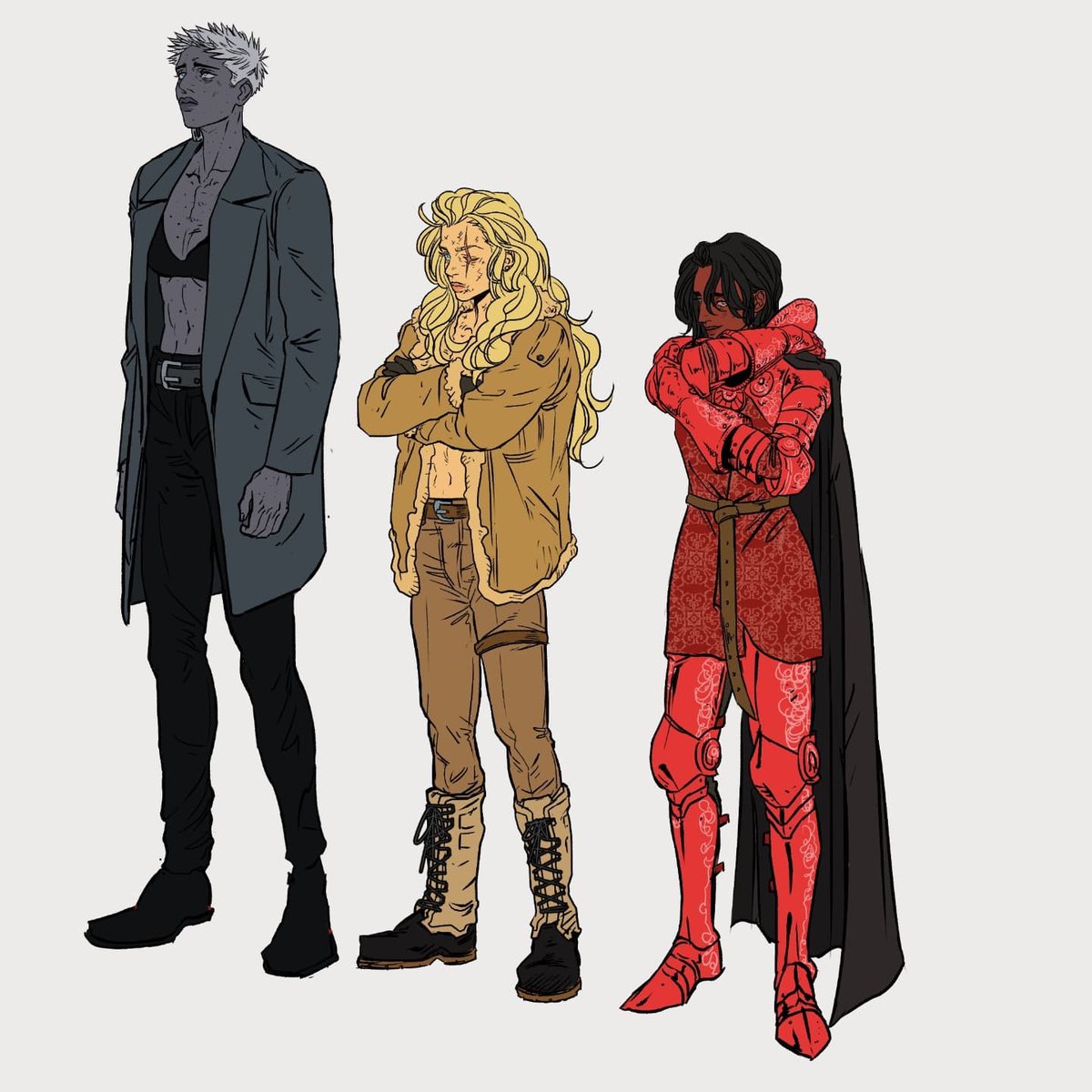 I love the lovers to enermies relationship, especially it tastes even better when one's love hasn't changed. and a small fem being top with a big butch as bottom😌. And twisted cursed family
