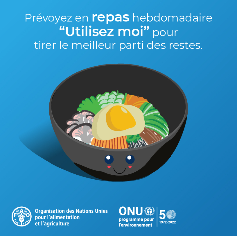 ONU_fr's tweet photo. C'est la Journée #PasDeGaspillage !

🗓 Planifier ses repas
🥙Manger les restes
🥫Mieux conserver les aliments
♻️Faire du compost

Il y a plein de façons de limiter le #gaspillagealimentaire. D'autres astuces, via la @FAOenfrancais : https://t.co/kDEbFo7TOc https://t.co/ezAxaGkIQX
