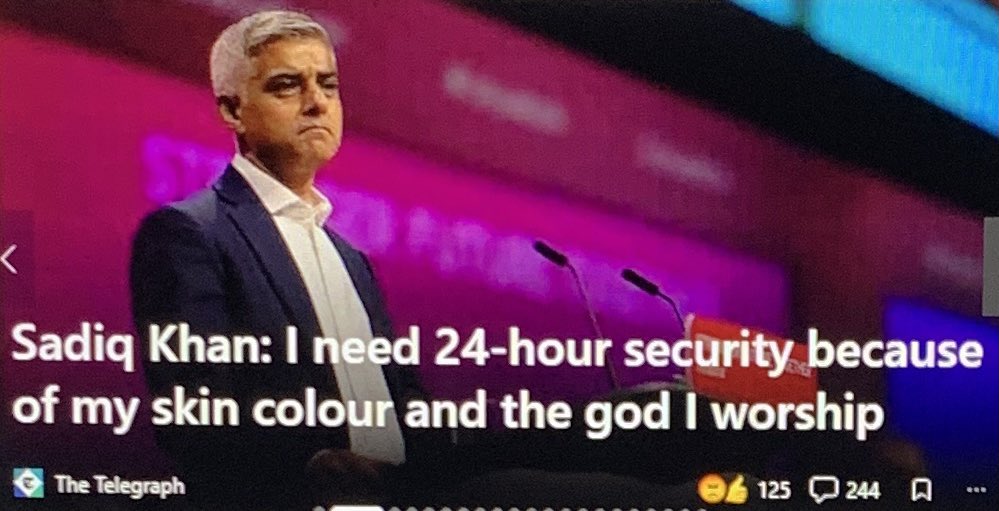 Nope!!!!!!!!!

You’re VERY WRONG!!!!!

If you have 24 hour Security it’s because YOU’RE AN ABSOLUTE CLOWN 🤡 Nothing More!!!

Don’t be trying to create Race and Religious DIVISION!!!