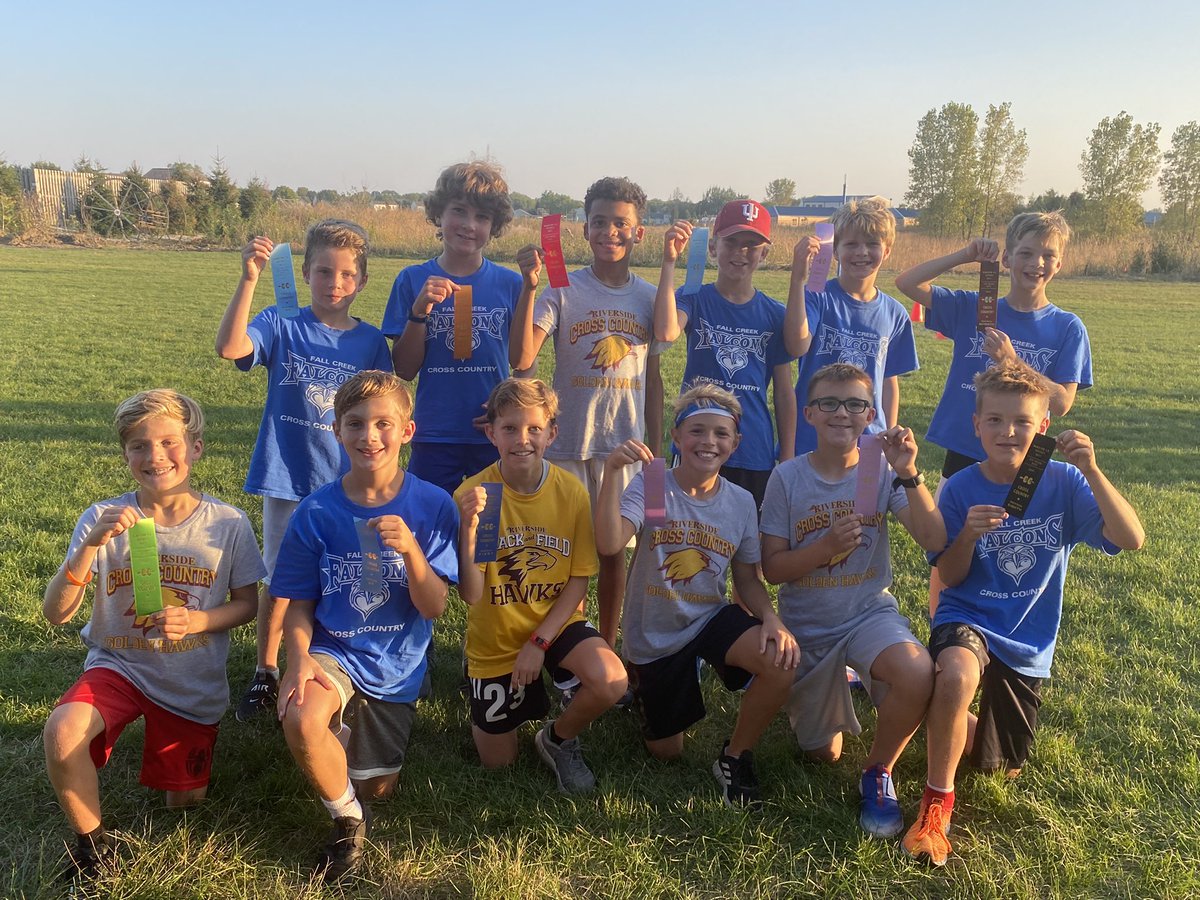 FCIFalcons's tweet photo. Intermediate winners at tonight's' across country meet!  Congrats!! @RSIHawks @HJHPanthers @SandCreekInt https://t.co/JcyOZCPUI2