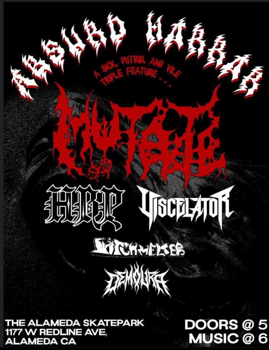 viscelator's tweet photo. Show #2 of the day... OCT 2ND! https://t.co/VUxNpZe5Wc