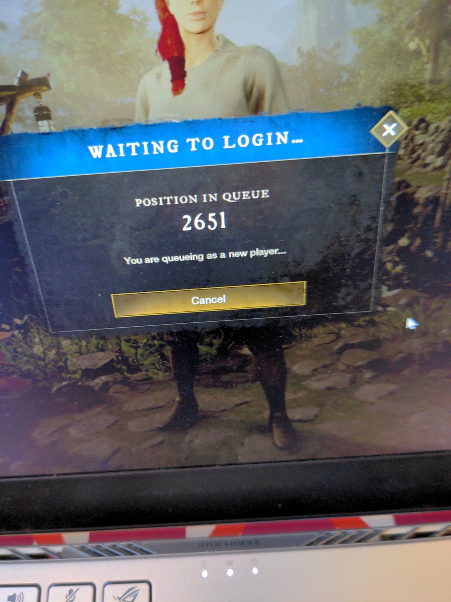 Waiting in that New World queue like it's 2004. This brings me back . Still better than the line at the  DMV though . 😂😅😭

#NewWorldMMO #gaming #MMORPG #Throwback