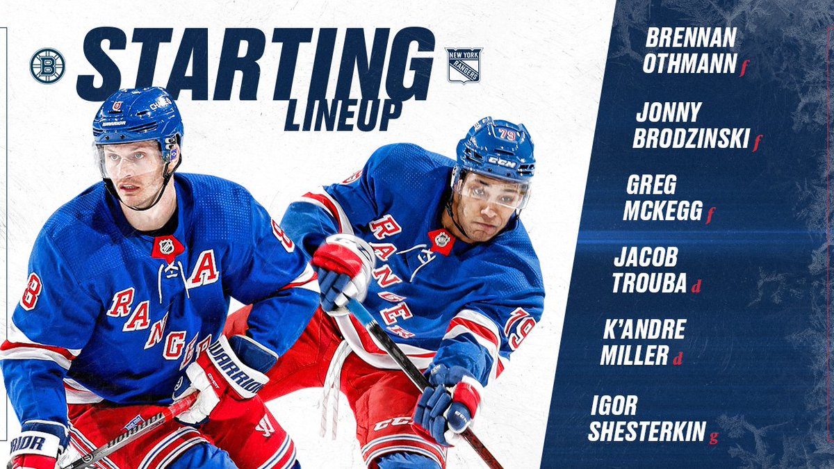 NYRangers's tweet photo. Get your starters. ⬇️ https://t.co/dpJD8AlWfX