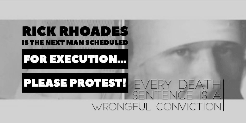 jettica65's tweet photo. It is 6 o’clock in #Texas…and as usual we hope for a miracle! We never want these executions to be carried out! I am not a “believer” but I always hope for a miracle on these barbaric nights! #EndTheDeathPenalty #SaveRickRhoades https://t.co/pPDdMKjZY6
