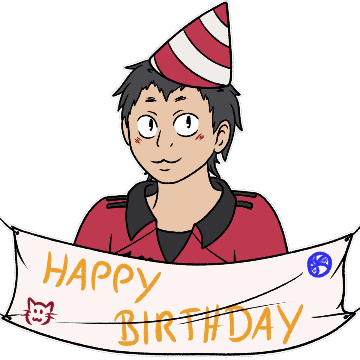 Calu_draws's tweet image. Happy Birthday Shouhei Fukunaga 🐱✨

#haikyuufanart #fukunagashouhei