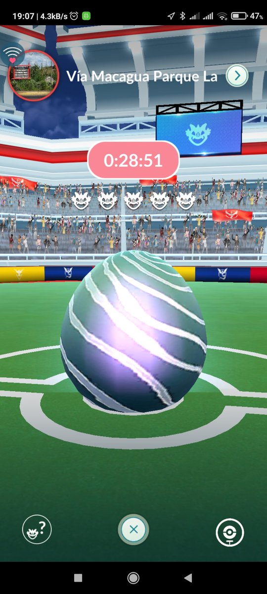 Rocioclpve's tweet photo. @PokemonGOespana @Pokemon_ES_ESP Está por empezar quien por un Azelf? #AzelfRaids #MespritRaid https://t.co/4vu2dfF3HX