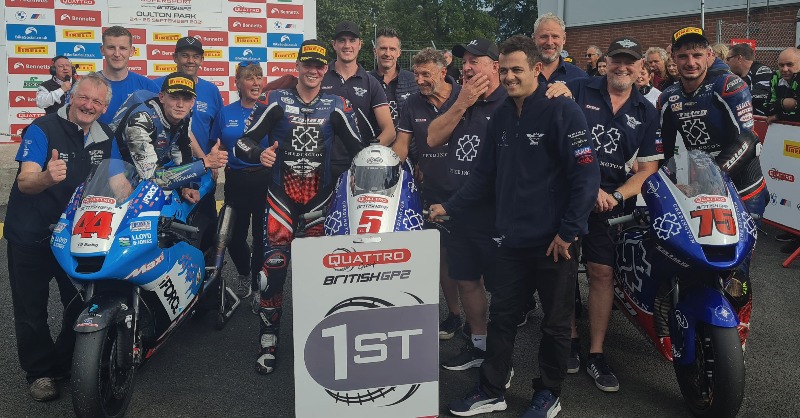 TalonEng's tweet photo. A fantastic result for @SpiritMoto at the weekend 👏

Next stop ➡️ @DoningtonParkUK

#SupportedByTalon #JoinTheWinningTeam #BritishGP2 #OultonBSB