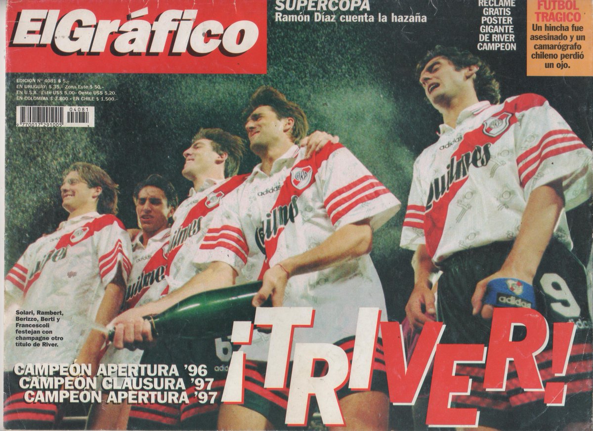 Emanuel_lobato's tweet photo. @RiverPlate Mira lo que es esta tapa #Triver #River Tricampeón! https://t.co/oUl6ub2LNi