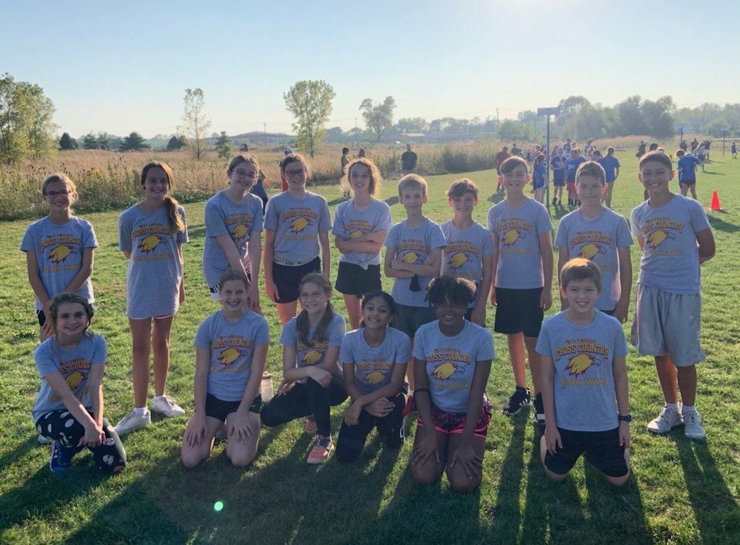CmclarenC's tweet photo. Last meet of the season! Our 5th and 6th grade cross country runners did a great job! @RSIHawks https://t.co/DKjjCJuM9K
