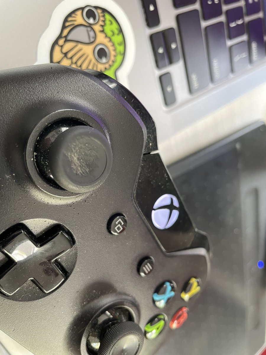 Apparently you’re not supposed to use your nail to move joystick.