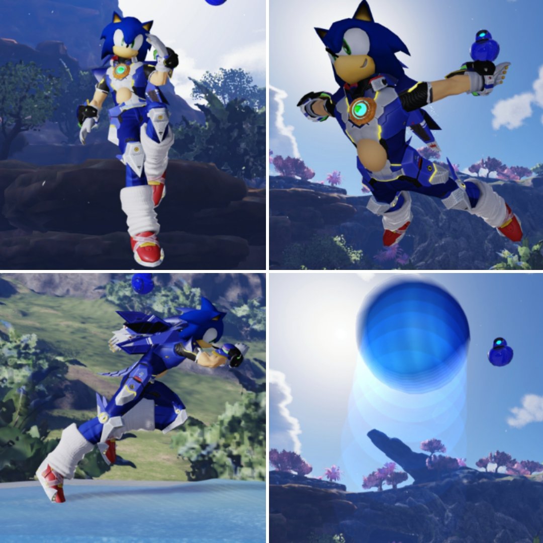 LunarSnowClan's tweet photo. Hopefully, I'm not too late for the Sonic campaign. Here's some shots I worked on. #PSO2NGS #NGS #NGSxSonicCollab #Sonic #PSO2NGS_SS https://t.co/WUFbNvMeko