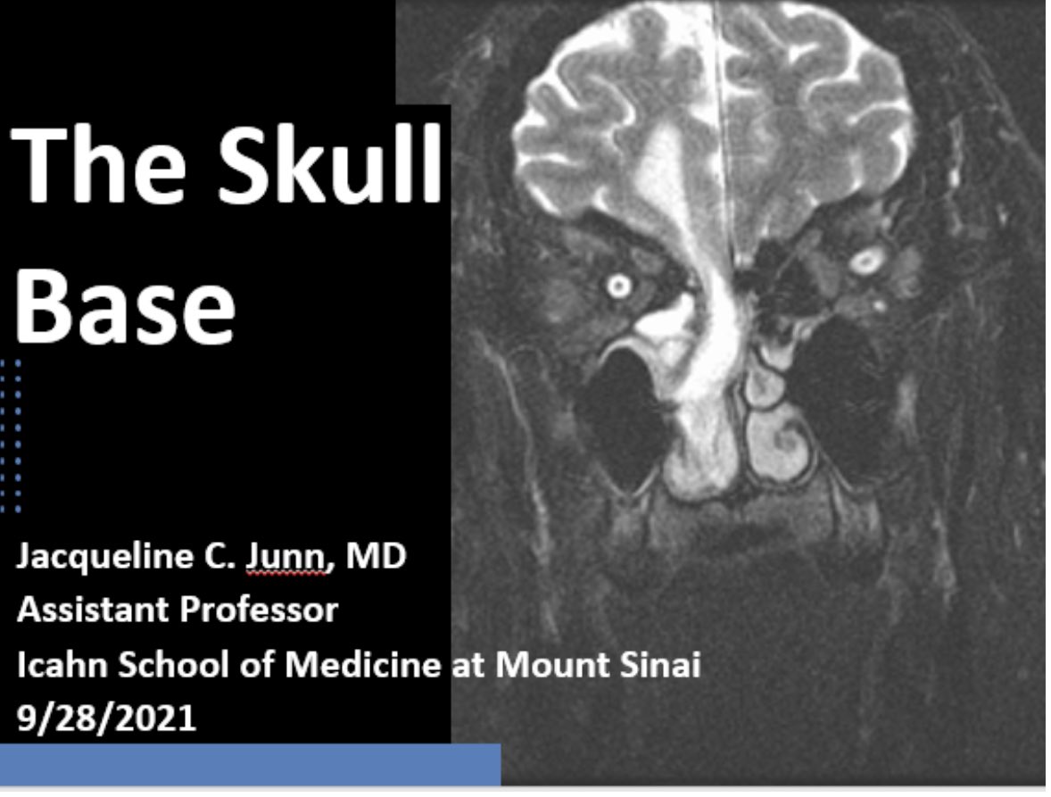 @jaxjnn as Visiting Professor distilling down the very complex skull base into digestible pieces of information! Thank you for such an awesome lecture!! @NeuroSinai @GeorgetownRad @EmoryRadiology @EmoryNeurorads