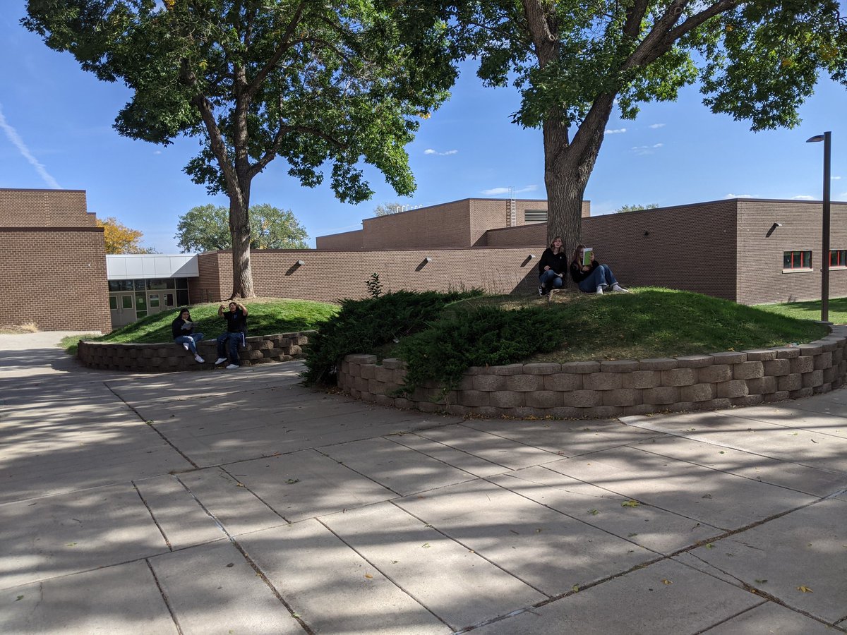 Enjoying a beautiful fall afternoon and practicing our voice delivery by reading childrens books and providing focused peer critique!