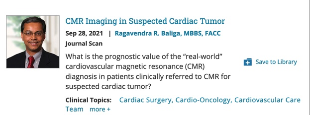 OSUCardioOnc's tweet photo. #MustReadArticle
CMR Imaging in Suspected Cardiac Tumor - American College of Cardiology @ACCinTouch #CardioOnc @ICOSociety @EuroCardioOnc @ESCardioNews @American_Heart @SCMRorg @cshenoy3
https://t.co/lQB9FUpMnE https://t.co/BkffYpAxaH