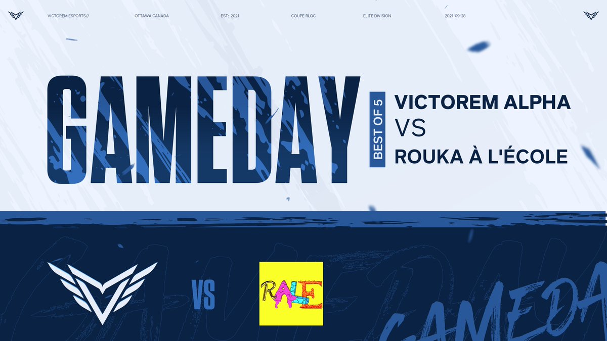 VictoremEsport's tweet photo. GAMEDAY - VICTOREM ALPHA
Week 2 of the @rlqc_officiel Cup Elite Division
⚽️@PledgedSwine
⚽️@JaykoRL10
⚽️#Samgee
┌ . . .
🏆BO5
⚔️ #Roukaàlécole
🕓8pm EST
. . . ┘
#AdVictoriam https://t.co/CtYfw9aWs8