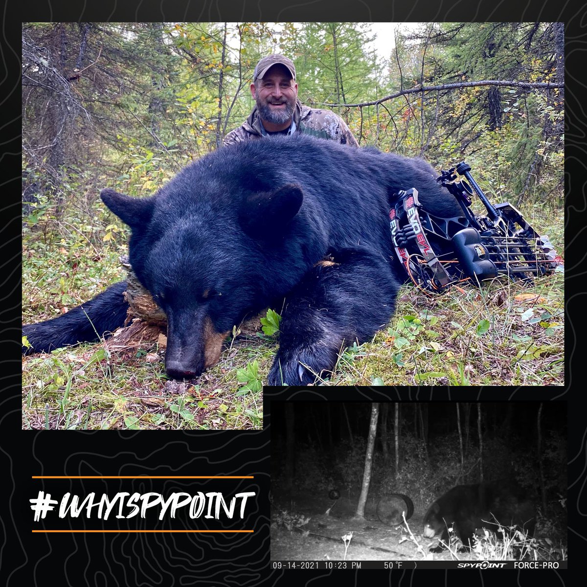 A special shout-out goes out to one of very own here at SPYPOINT, Nae Axtman!

Nate harvested this black bear in Northern Manitoba this past month-congrats Nate!

📸: Nate Axtman

#whyispypoint #spypointtrailcameras #teamspypoint #bearhunting #blackbear #spypoint