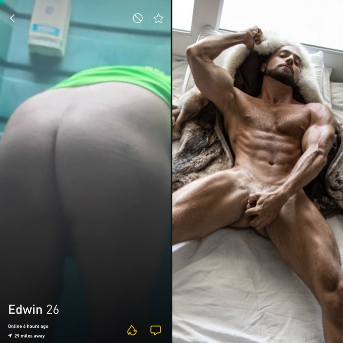 Someone please explain this to me… how the fuck does Grindr approve the one on the left, but constantly