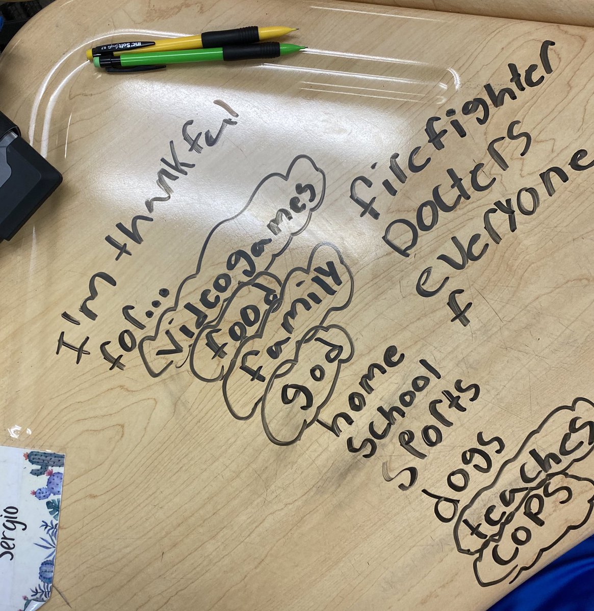 Mrs_Yelman's tweet photo. I ❤️ my @MarinerMates! They started the day with gratitude and big hearts. 😊 What are you thankful for?#learnfromkids #ThankfulTuesday #sel #MorningMeeting https://t.co/vsWPhTIhhU