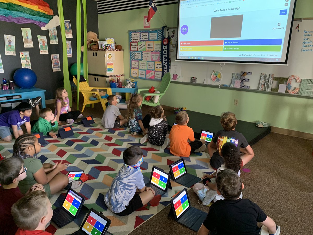 DouglasStacid's tweet photo. Great lesson about Zones of Regulation today. #noplacelikeERE @EagleRidgeKISD @CowenMy @KISDCounseling https://t.co/IdmjaADD6m