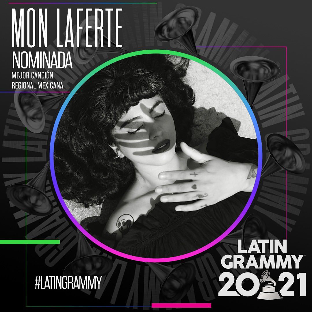 calaverasseis's tweet photo. 4 NOMINACIONES @monlaferte #LatinGRAMMY y la 🧀❌🍵
〽️ Canción del año
〽️ Mejor canción regional mexicana 
〽️Mejor álbum cantautor
〽️Mejor canción pop "La mujer" 
Felicidades, mi amorcito. ¡Te amamos!😍🌷🌷💗💗 https://t.co/A7ZEWJtWLj