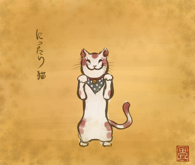 招き猫の妖怪 