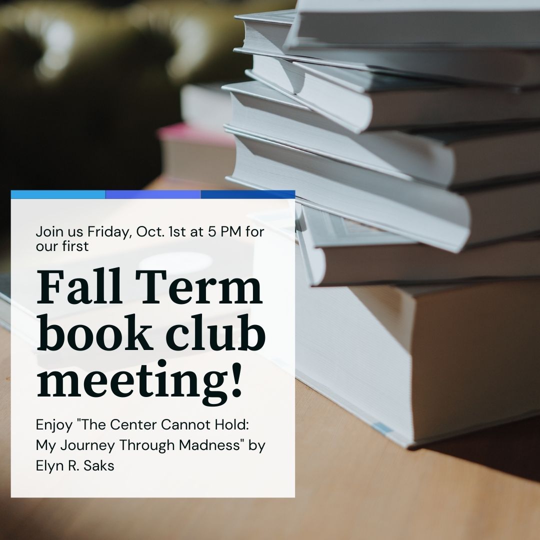 Are you interested in exploring new literature? Join us this Friday at 5pm on zoom for our first Fall term book club meeting! Please come with the prologue and first chapter read, and be ready to discuss with the group. We hope you can make it, and are excited to see you!